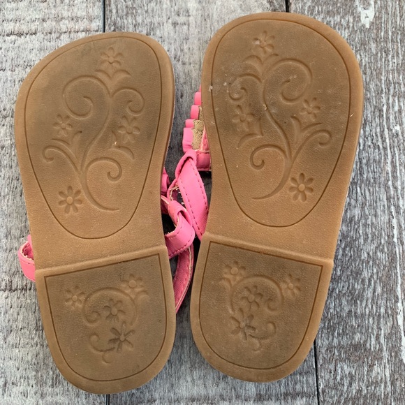 Natural Steps Pink Ruffle Sandals - Picture 4 of 8
